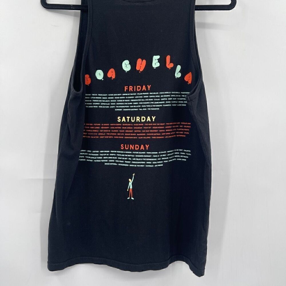 Coachella Black Music Festival Balloons Art Sleeveless Tank Top Medium